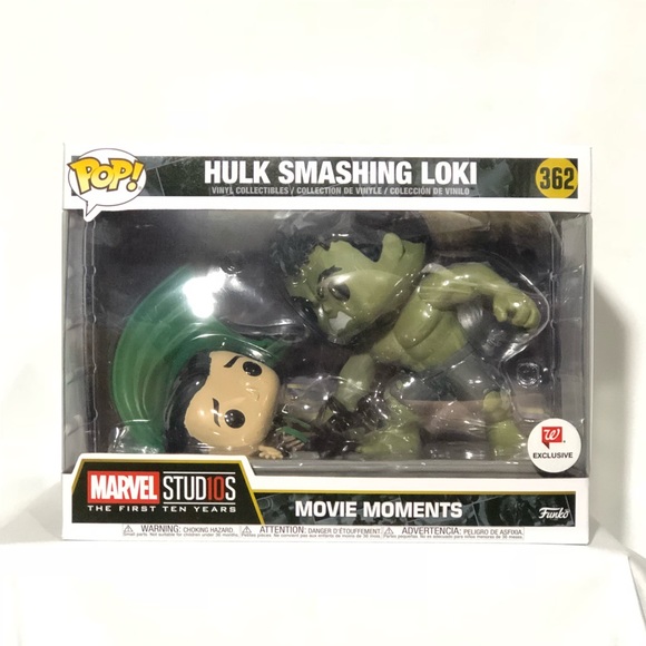 hulk smashing loki pop vinyl